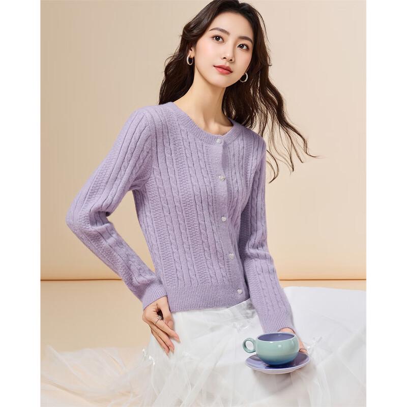 

IEF 2025 Осень Зима Кардиган крупной вязки в корейском стиле One Size