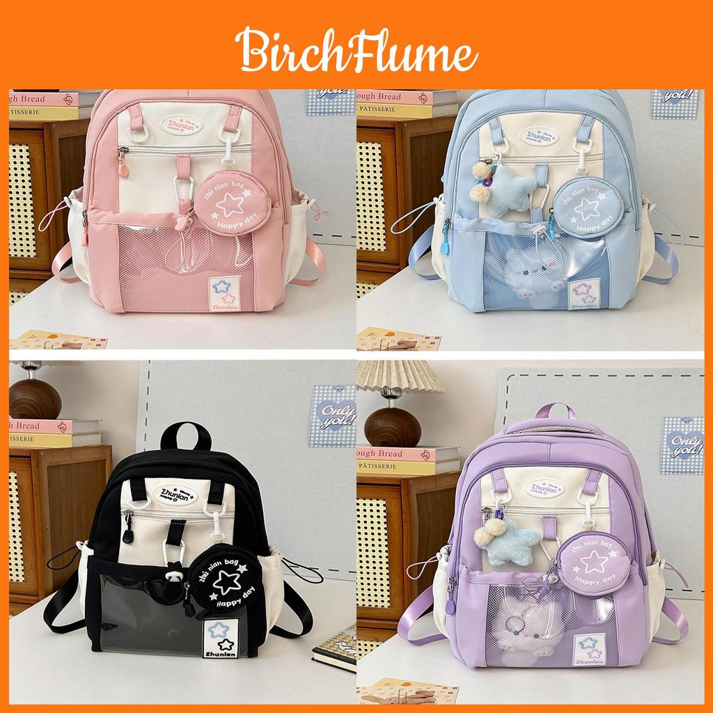 Girl School Backpack With Nylon Material And Design For Teen Students