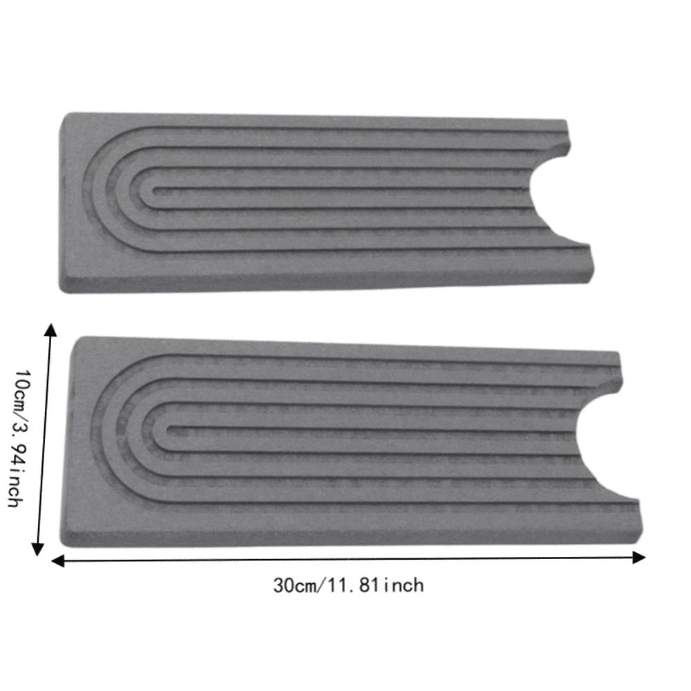 3pcs Fast Drying Faucet Mat Diatomite Stone Drying Mat Diatomite Faucet Mat For Kitchen Sink