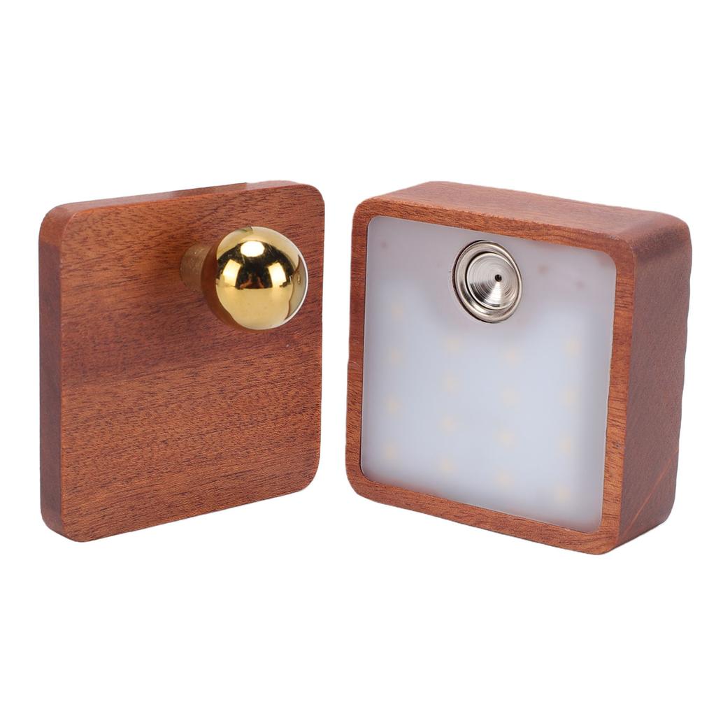 Motion Sensor Magnetic Wall Sconce Wood Night Light Dimmable Rechargeable Wireless Wall Light for Bedroom Kitchen