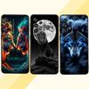 Löwe Bär Katze Cool Für Samsung A73 A72 A71 A55 A54 A53 A52 A51 A13 A22 A16 A15 A12 A14 A26 A07 5G Schwarze Handyhülle