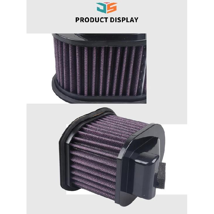 JSBM Motorcycle Washable Air Filter Intake Cleaner For Kawasaki Z800 Z750 2004- 2007 2008 2009 2010 2011 2012 Z1000 ZR1000 03-09