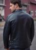 Party Wear Jacket Leather Motorcycle Biker Handmade Stylish Black New Men's Real Lambskin