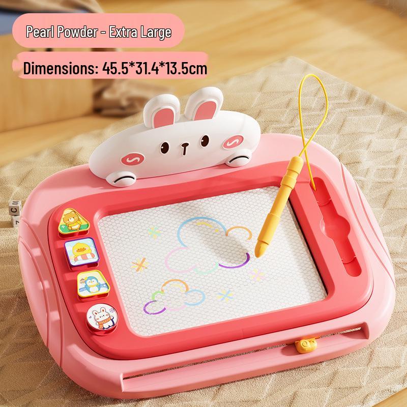 Large Magnetic Children's Drawing Board - Colorful, Erasable Doodle Table for Home