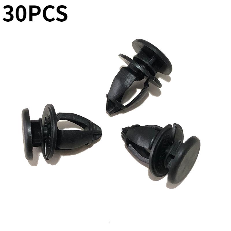 50/30PCS 8MM Auto Panel Clip Car Interior Trim Strip Clips Panel Fit For Nissan Primastar Trafic Interior Door Panel Trim Clips 30PCS