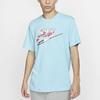 Nike Logo Large Symbol Sports Short-Sleeved T-shirt Men Tops Blue BQ0703-486