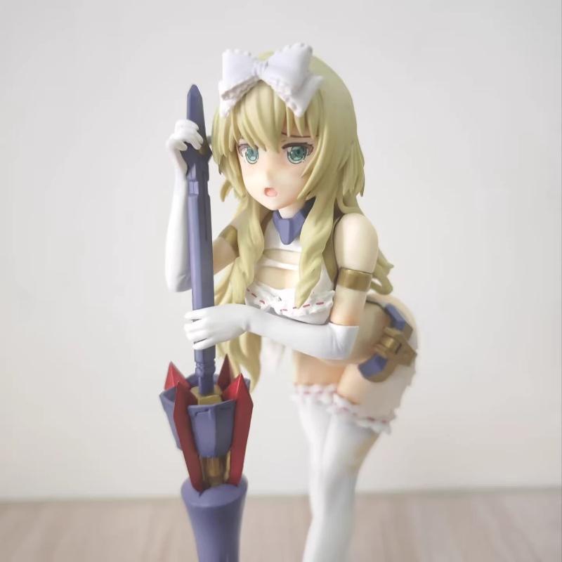 21cm New Anime Mecha Girl Figure Double Head Sculpture Bishoujo Collectible Desktop Decoration For Anime Collectors Otaku Fans