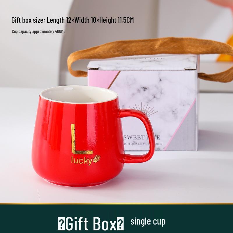 55° Constant Temperature Ceramic Mug Gift Set - Opening Event Custom Souvenir Cup