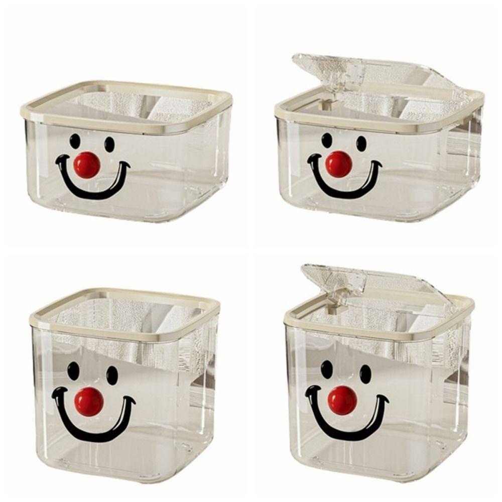 Joker Smiling Face Desktop Storage Box Creative Bathroom Organizer  Kitchen Accessories
