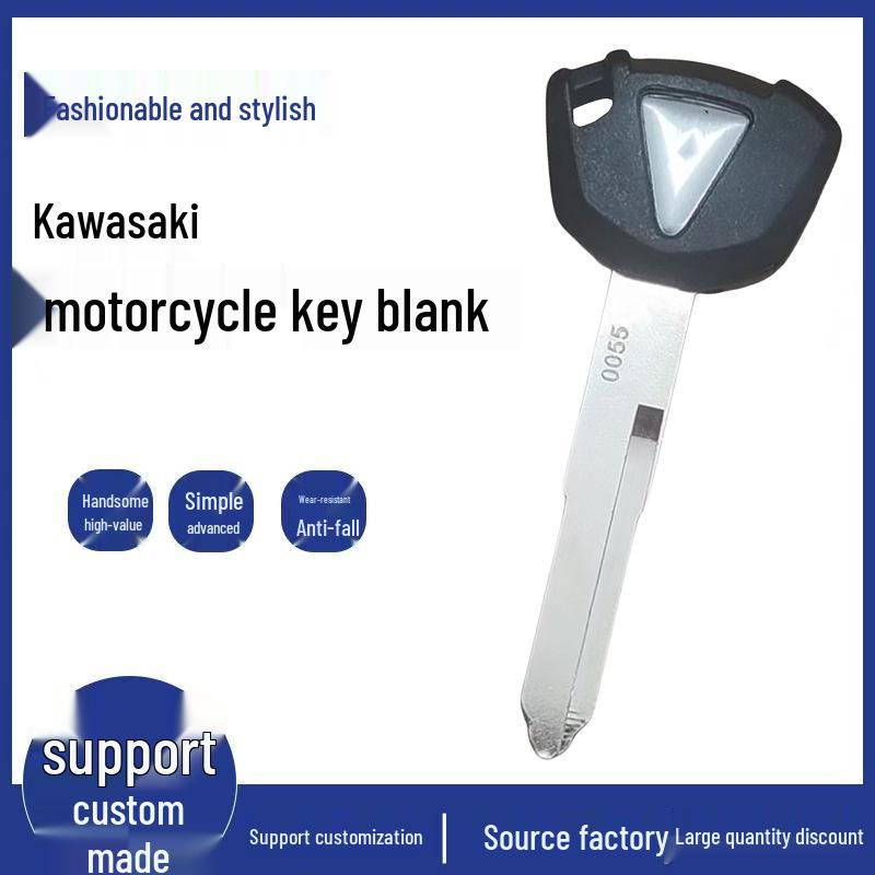 

Kawasaki Motorcycle Key Compatible with Ninja 400, Z800, Z900, and More
