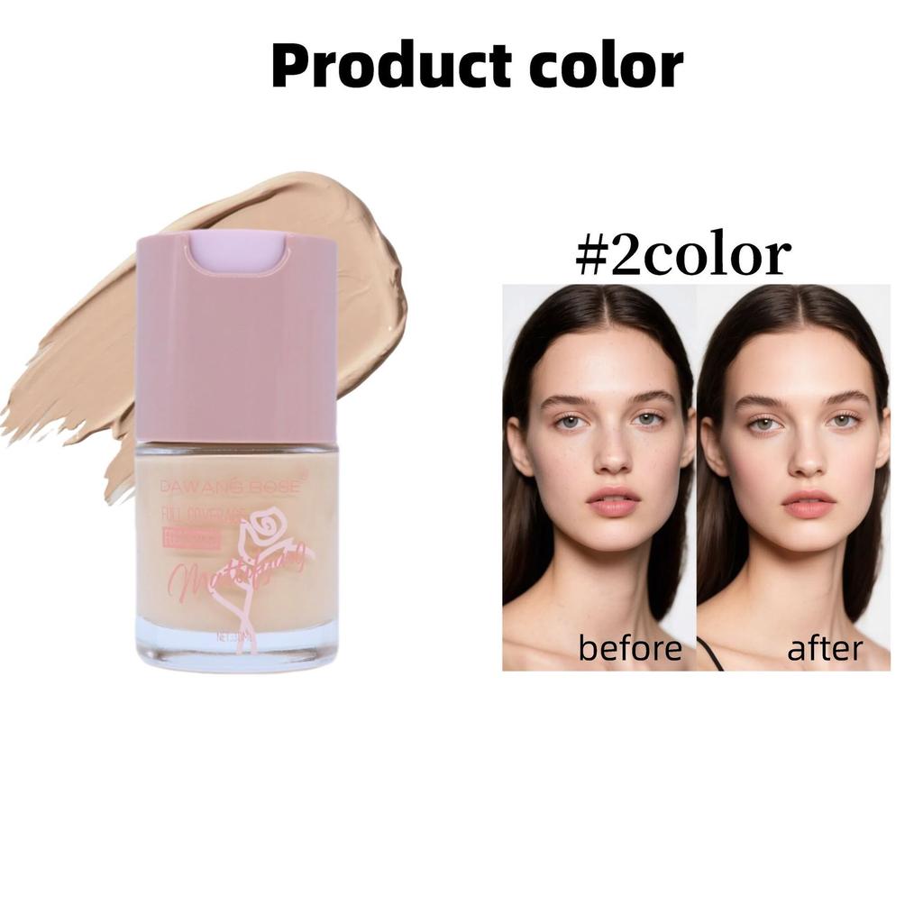 Foundation Flüssiger Concealer Ölkontrolle Langanhaltendes Make-up Natürlich Wasserdicht Schweißfest BB Cream