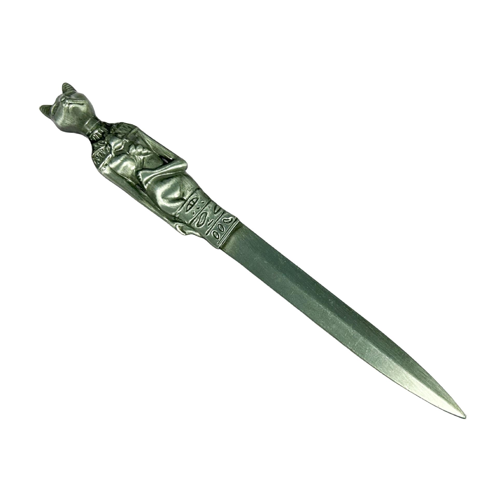 Ретро Открыватель для писем в египетском стиле из цинкового сплава - Элегантный офисный подарок Резак для бумаги