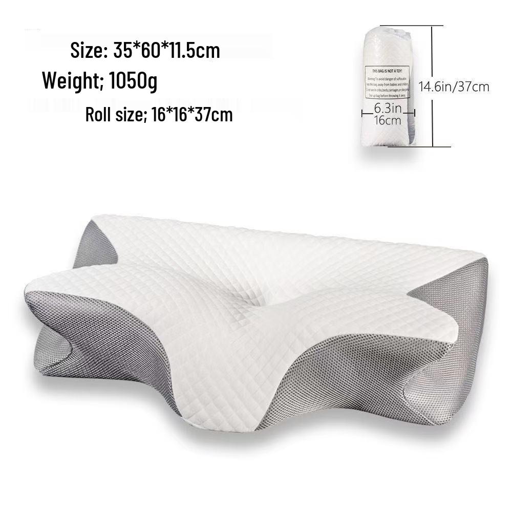 Crescent Butterfly Memory Foam Neck and Cervical Support Pillow 2790₽