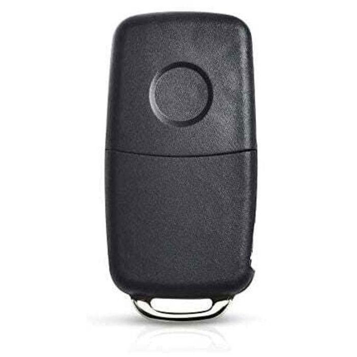 Coque de cl de Voiture Pliante de Remplacement Fob pour VW Volkswagen Golf Mk6 T1guan Polo Passat CC Seat Skoda Octavia 3 Bouto YYV