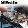 NonStick Grill Mesh Bag High Temperature Resistant BBQ Bag for Electric Gas Charcoal Grill(S )