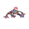 Christmas Hat Frog Refrigerator Magnet 3D Printed Movable Joints Frog Fidget Toy Articulated Animal Model Figurine Fridge Magnetic Frog Decoration