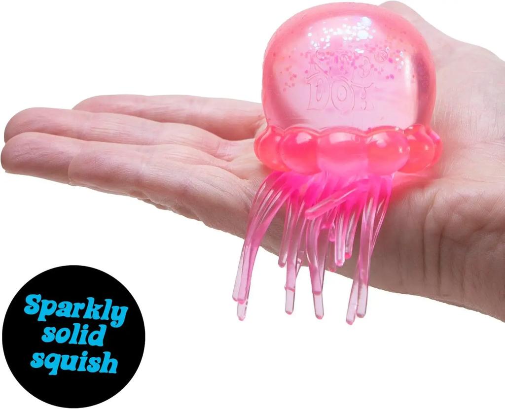 Squish Octopus Jellyfish Stress Ball Slow Rebound Soft Squeeze Fidget Toy Decompress Relief Beach Water Play Home Decor Gift