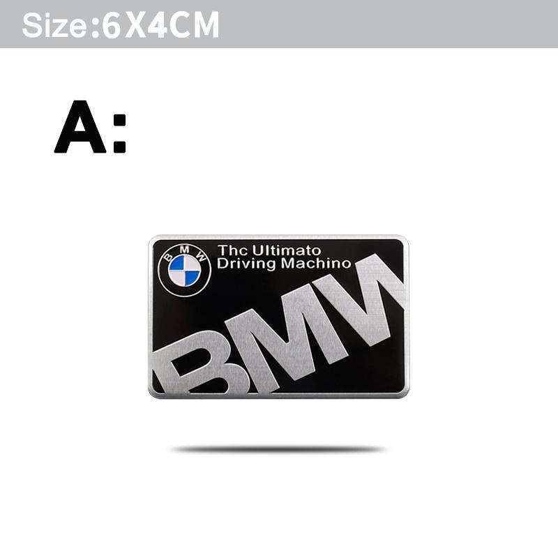 Sticker Emblemi Styling Auto Lega di Alluminio Parafango Auto Bagagliaio Stemmi Per BMW M E46 E90 E60 F30 F10 E39 E36 F20 G30 /Valvole Pneumatici Auto
