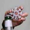 18 in 1 Stainless Steel Snowflake Multi-tool Screwdriver Wrench Spanner