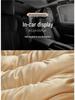 Velvet Car Lumbar Support Cushion Set: Thickened, Warm & Comfortable for Autumn/Winter