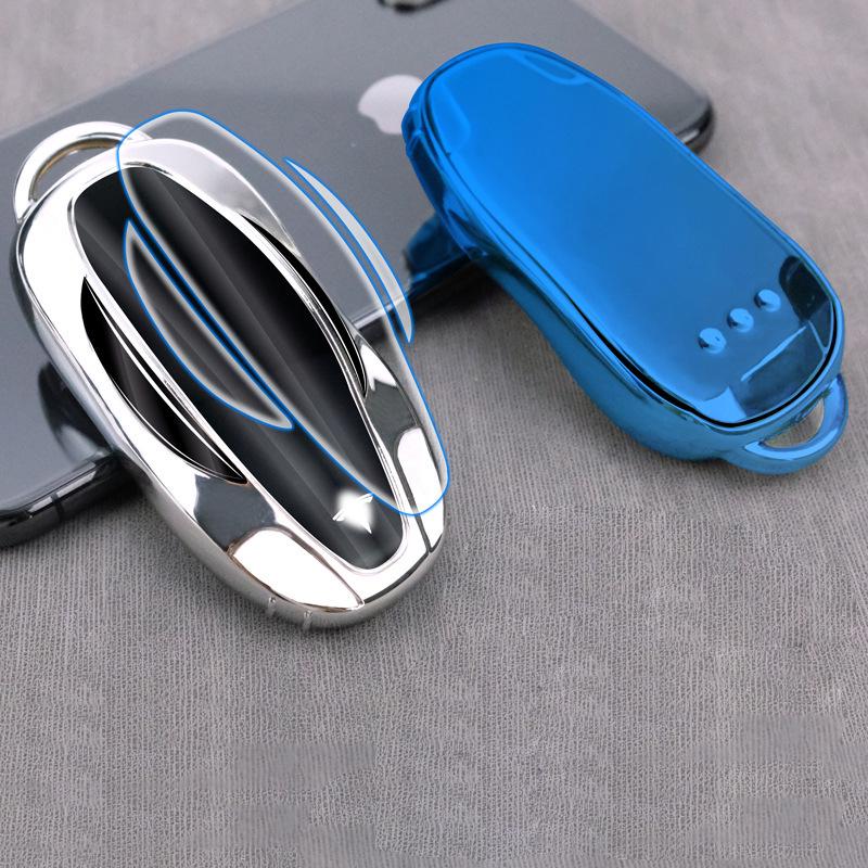 Tesla Model 3 Full-Cover TPU Smart Key Shell Case