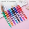 1Pc  Hot-selling Color Erasable Neutral Pen 0.5 Erasable Pen Primary School Students Learning Set Stationery