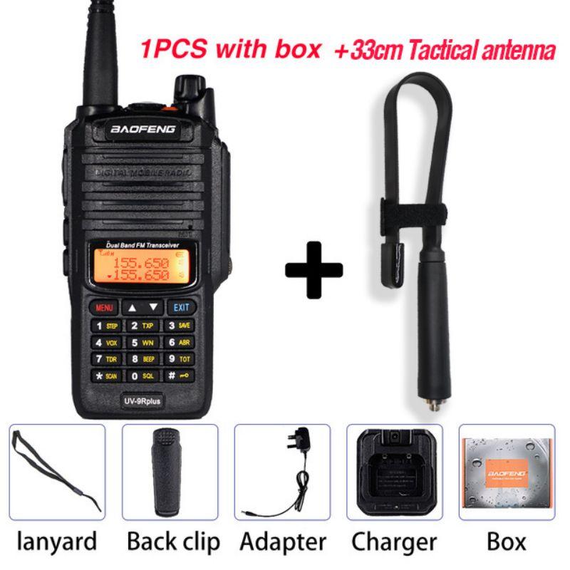 BAOFENG UV-9R Plus Walkie Talkie 10W 8000mAh IP67 Impermeabile Radio Bidirezionale Banda Doppia Radioamatori UV9R plus Interfono