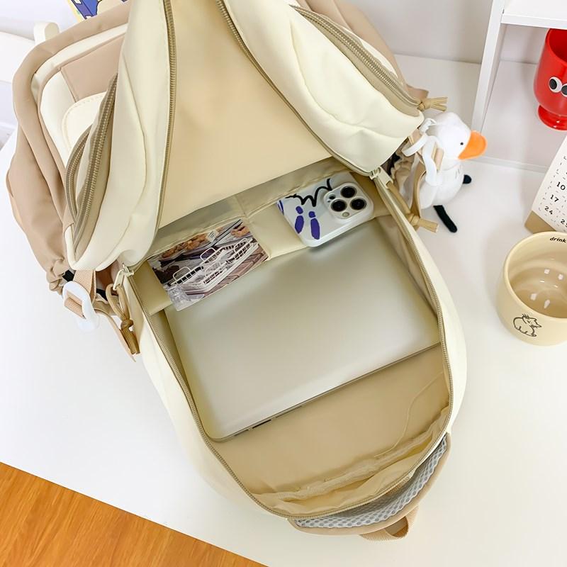 Women's Large Capacity Backpack College Style Student Schoolbag Travel Backpack