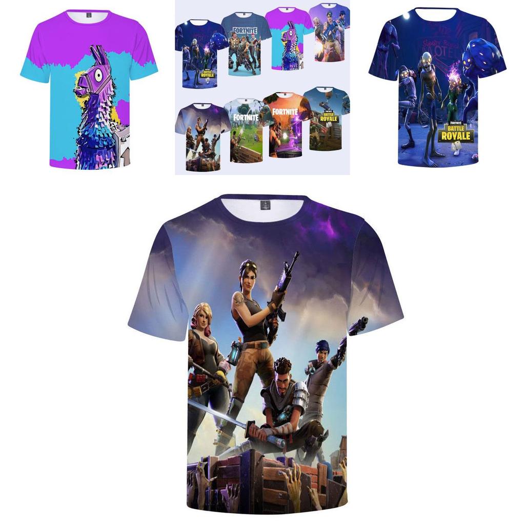 Fortnite Tshirts 3d Best Video Game Battle Royale Short Sleeved Breathable