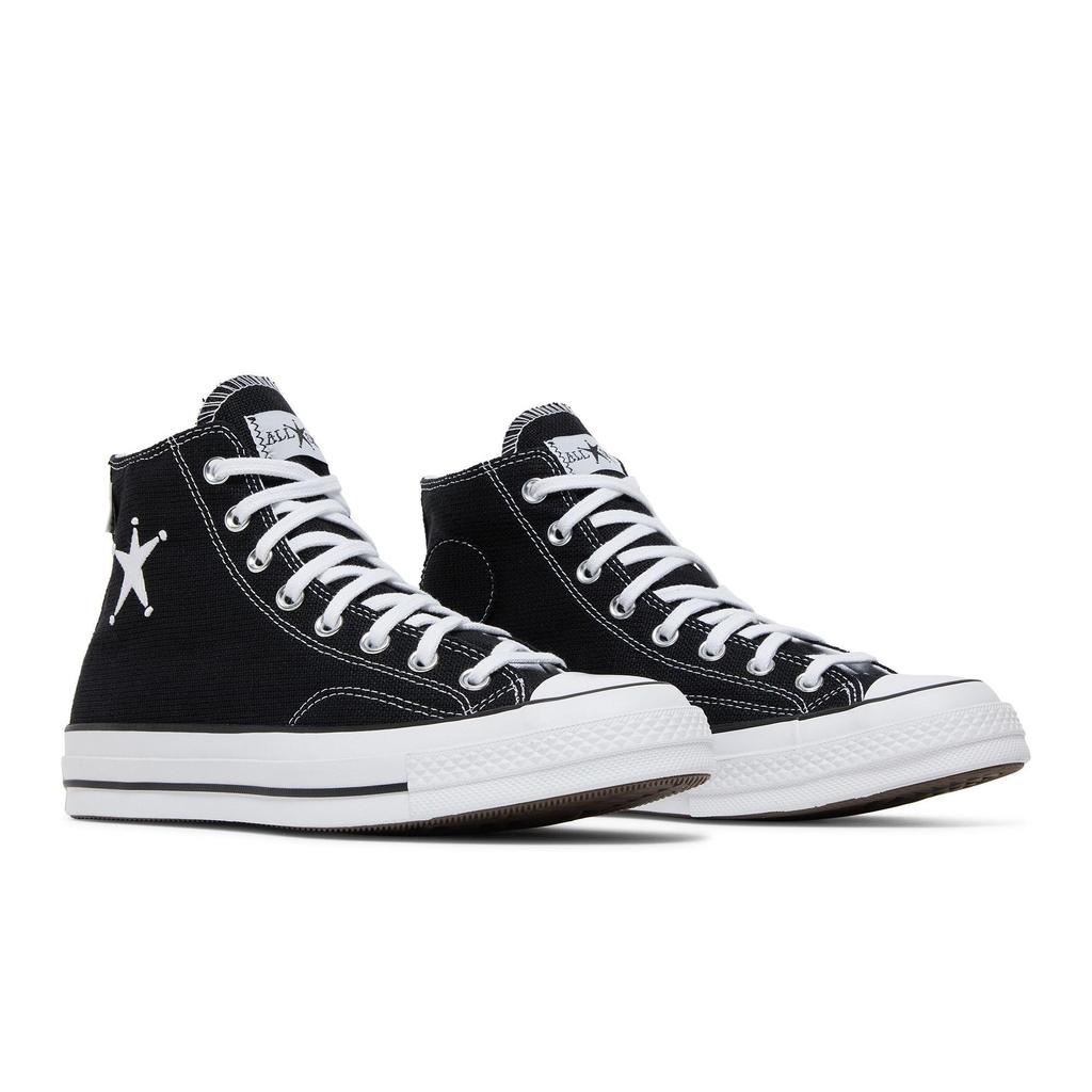 Converse Chuck 70 High 'Black' (Unisex) Black / White / Black Canvas Shoes A01765C