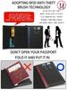 Anti-Theft RFID Passport Holder - Multifunctional, Fashionable, Large Capacity Travel Bag