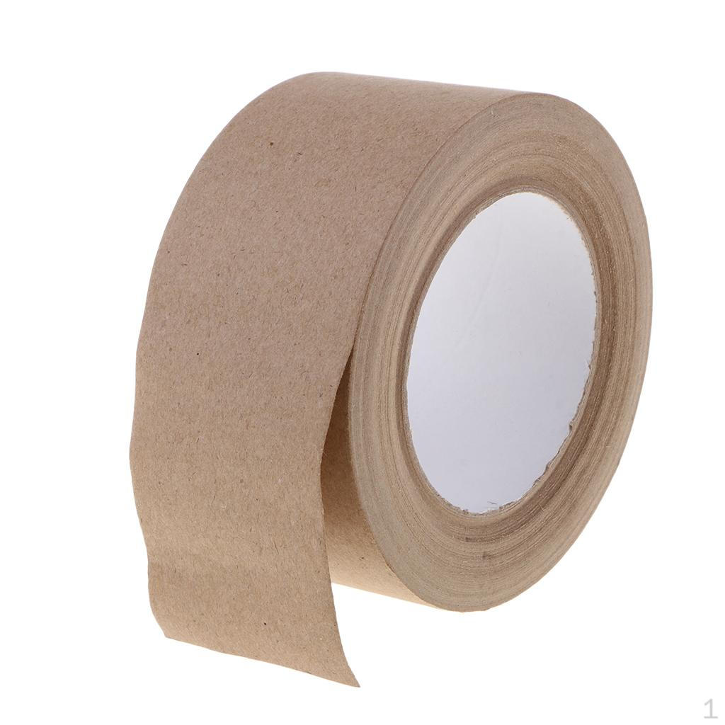 roll Shipping Packaging Tape, Water Activated Reinforced Kraft Paper 60mm