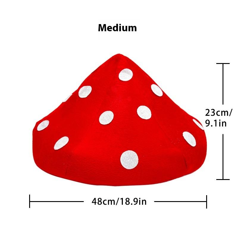 Mushroom Hat Cartoon Plush Beret Cosplay Party Adult Children Holiday Celebration Stage Performance