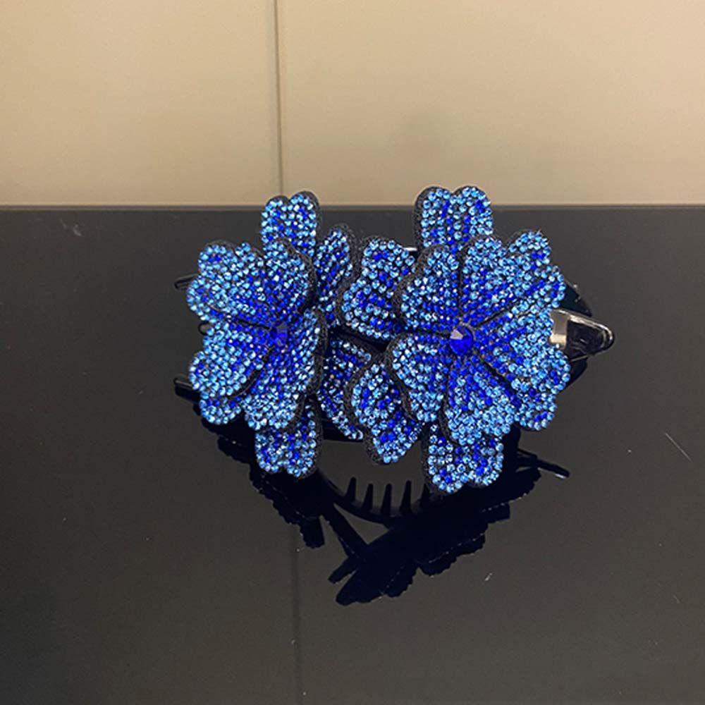 

Коготь для волос со стразами, заколка в виде утконоса, цветок, заколка для волос, женские аксессуары для волос, заколка в корейском стиле A