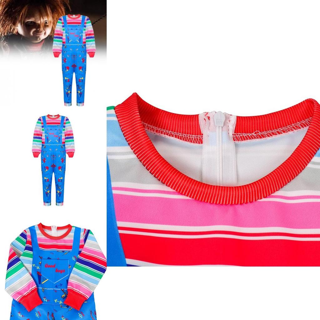 Childs Play Halloween Costume With Soft Milk Silk Fabric For Toddlers And Kids