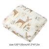 E7Ce Cartoon Print Baby Swaddles Lovely  Snugly Wrap Bamboo Cotton For Newborns