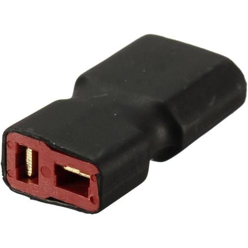 Boladge 2 Pairs T-Type Plug to XT60 Adapter Connectors, Male to Female Converter Adapter for RC LiPo Battery Chargers