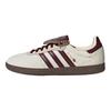 adidas Baskets pour femme Samba Long Tongue Crème Blanc Marron Doré Métallique IH9045