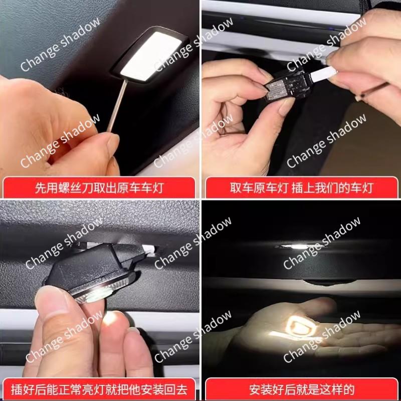 2pcs HD LED Car Door Welcome Light Projector Light Ghost Shadow  Atmosphere LightFor BYD ATTO3 YUAN PLUS Han Sealion 6 Song Plus