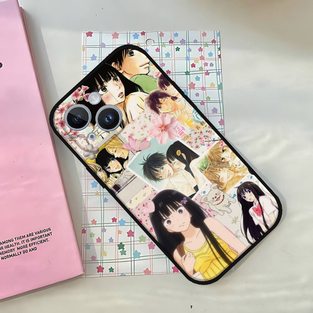 K-Kimi Ni T-Todoke Sawako Phone Case For IPhone 1716 15 14 13 Pro Max 11 12 Mini X Xs XR Black Silicone Cover