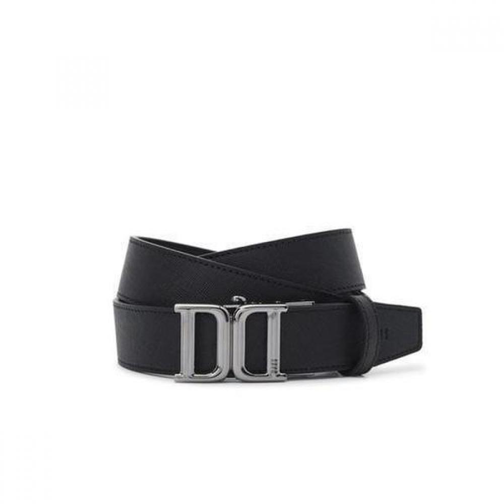 Daks Black Dd Metallic Buckle Cowhide Automatic Belt Dbbe5f087bk