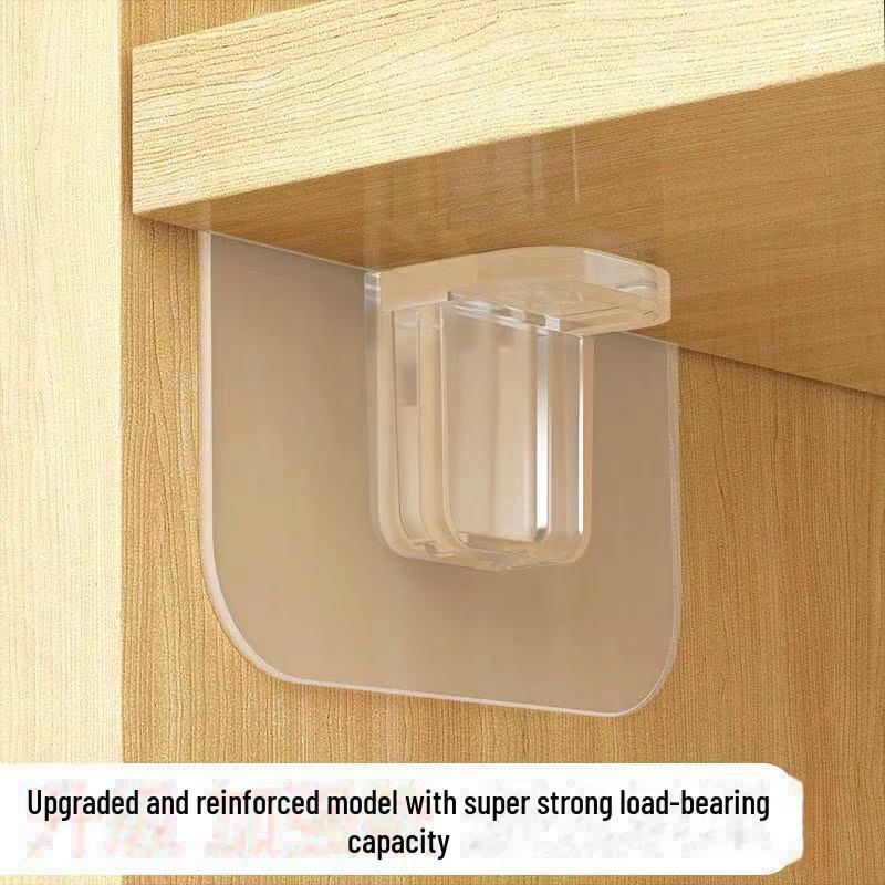 Punch-Free Wardrobe Shelf Support Bracket