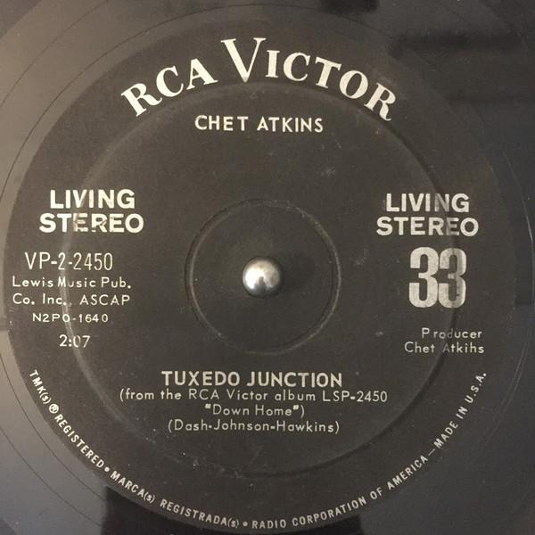 

7inch Record CHET ATKINS Down Home VP42450 RCA Victor 1962 US CountryFolk Used