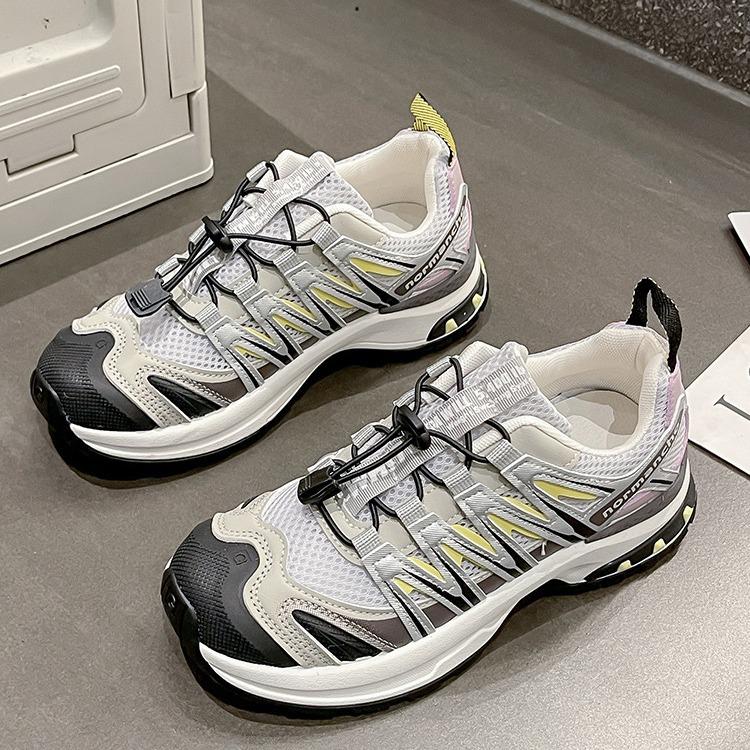 Thick-soled Little Dad Shoes 2025 Summer New Versatile and Lightweight Sports Shoes Comfortable and Non-slip Running Shoes Tide