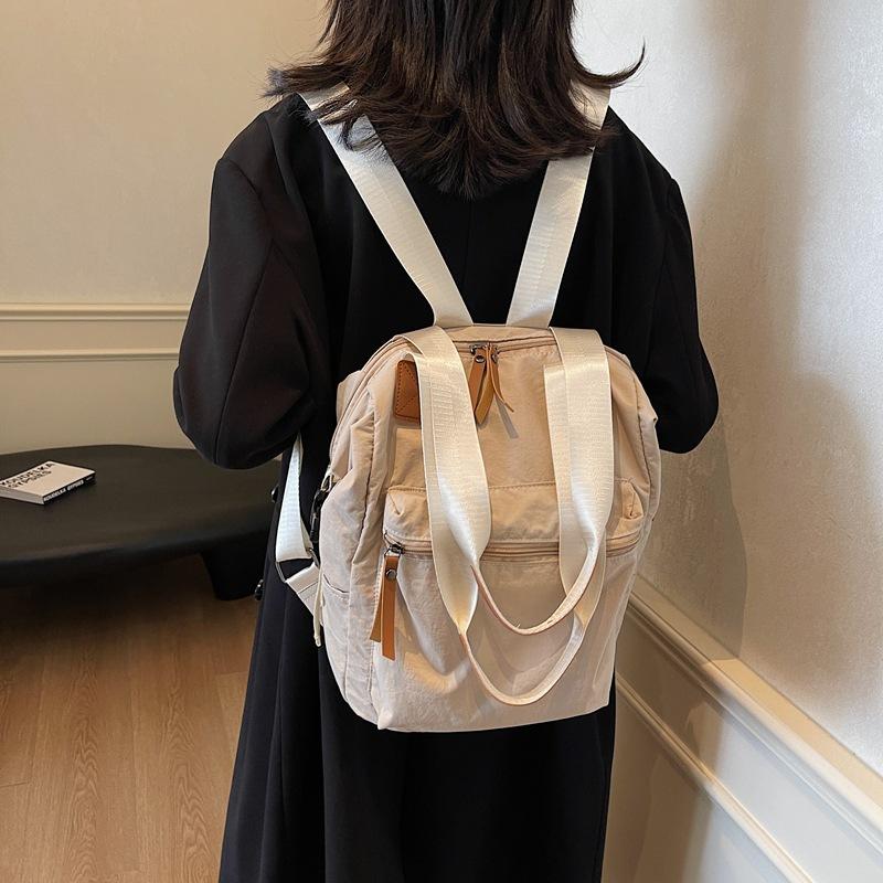 College student women's large-capacity handbag bag 2025 new niche autumn and winter fashion backpack shoulder backpack