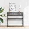 VidaXL Console Table Sonoma Grey 90x35x80 Cm Engineered Wood, Table, Side Table, Hallway Table, Entrance Table, 849172