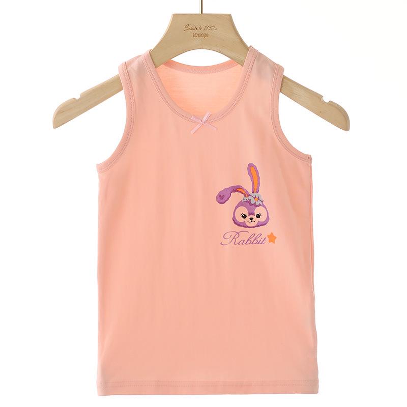 Girls' Cotton Spaghetti Strap Tank Top Sleeveless Base Layer Vest