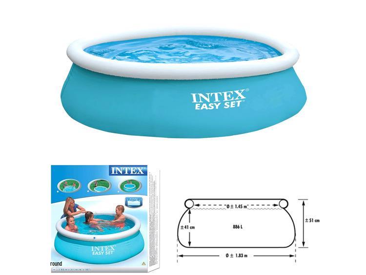 Intex 28101 Butterfly Family Inflatable Pool - Outdoor Portable Pool for Children