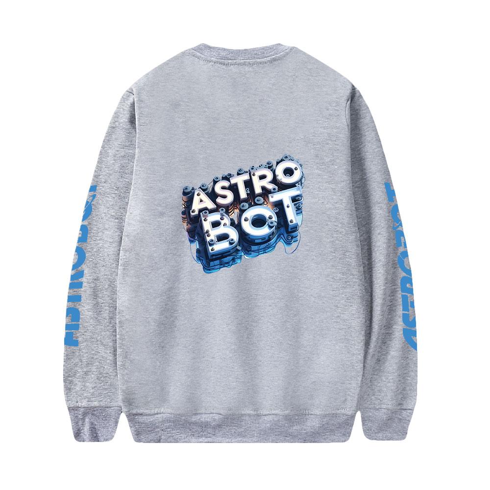 Astro Bot Hoodie Women Men O-neck Long Sleeve Crewneck Sweatshirt Casual Tracksuit Funny Clothes