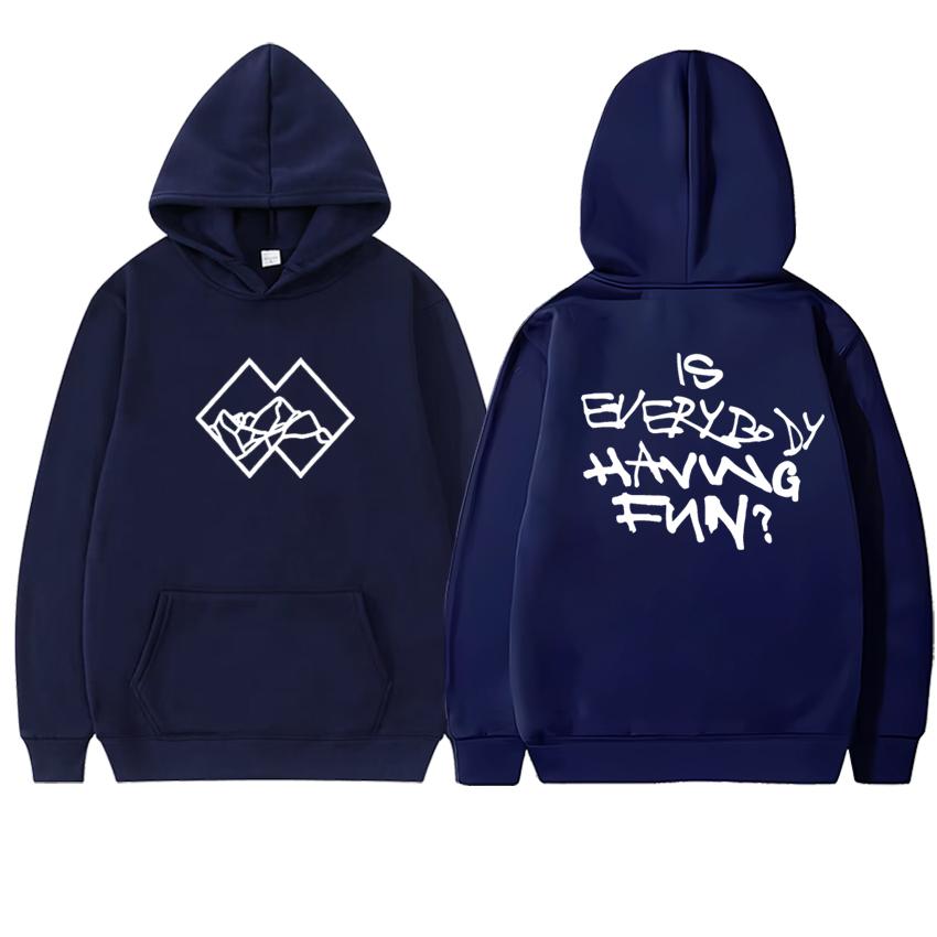 

Свитшот с двусторонним принтом Тур певца Джона Саммита 2025 Осень-Зима Мужская женская мода Флисовая толстовка Унисекс Повседневный пуловер 3XL